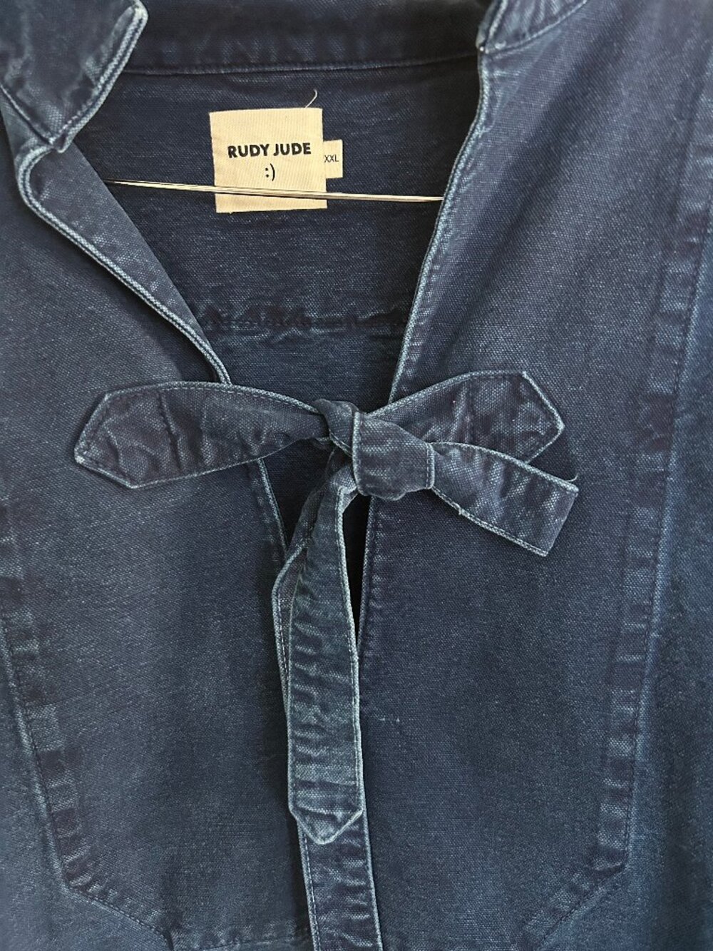 EUC Rudy Jude High Season Fisherman Smock, Indigo, XXL - Picture 3 of 8